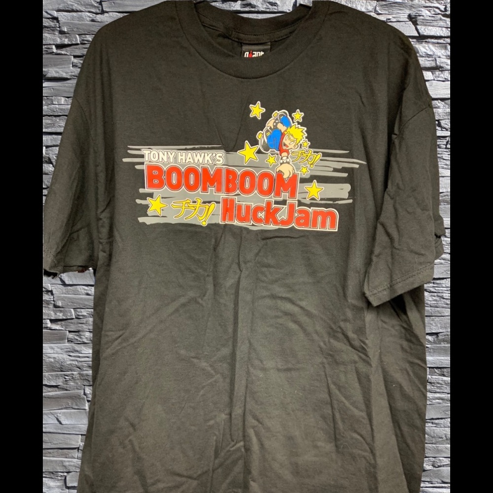 Vintage 2002 Tony Hawk’s Boom Boom Huck Jam NA Tour T-Shirt Size XL by Giant